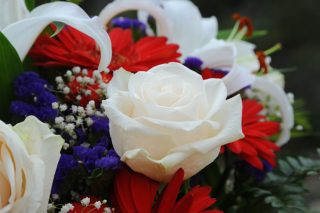 Memorial Florists and Greenhouse Independence Day Celebration Flowers Same Day Local Delivery