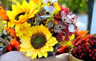 Memorial Florists and Greenhouses Sells Beautiful Autumn Flowers and Plants Same-Day Flower Delivery Service