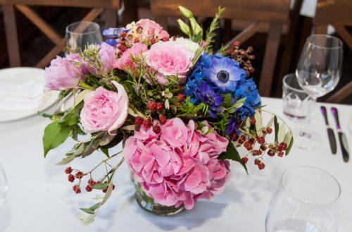 Wedding Flowers, Low Table Centerpiece